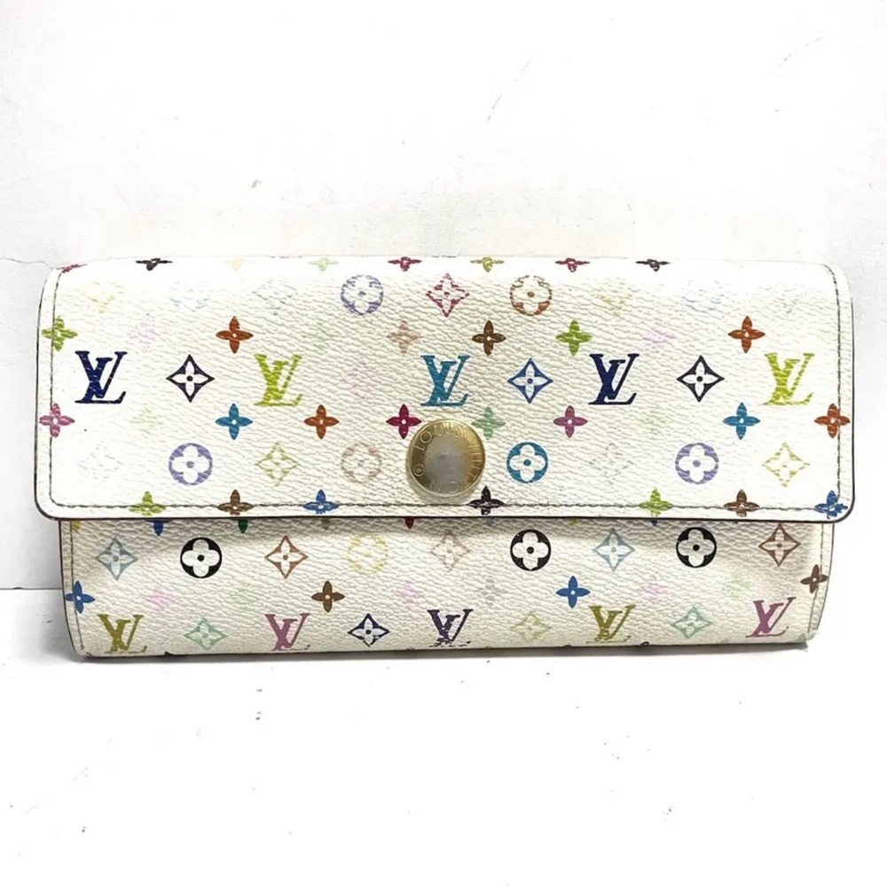 Louis Vuitton multi color Sarah wallet